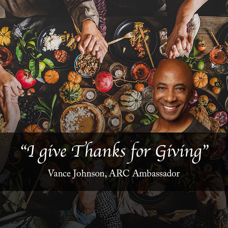 Vance johnson thanksgiving